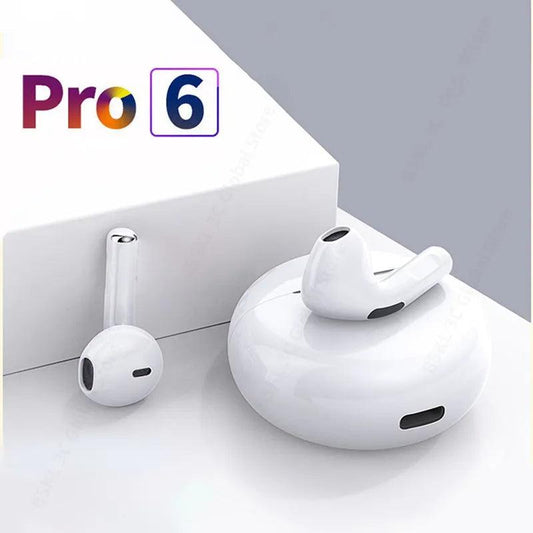 Air Pro 6 TWS - Fones De Ouvido - Sem Fio/Bluetooth - Zion Acessórios e Presentes